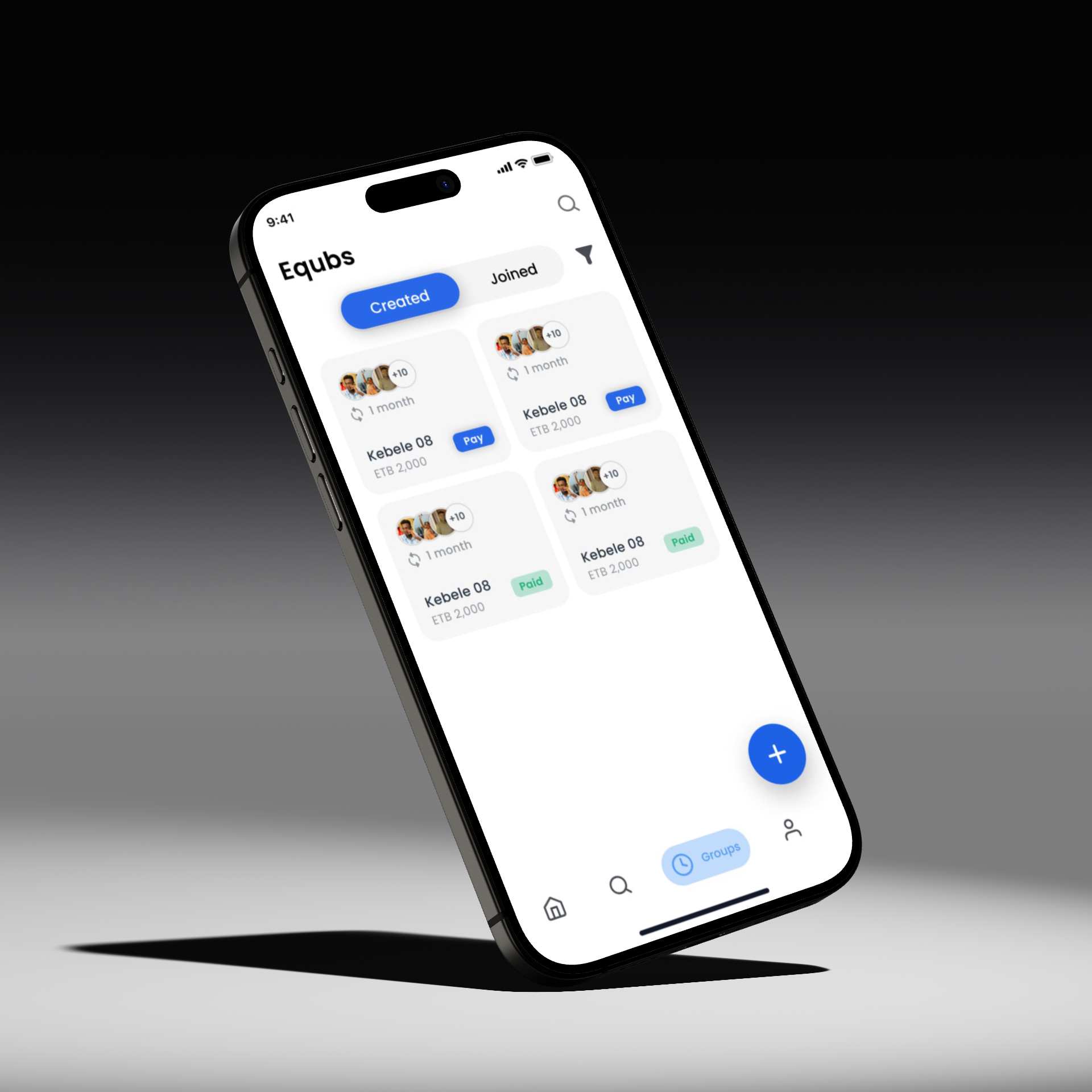 EkubNow Digital Equb Platform