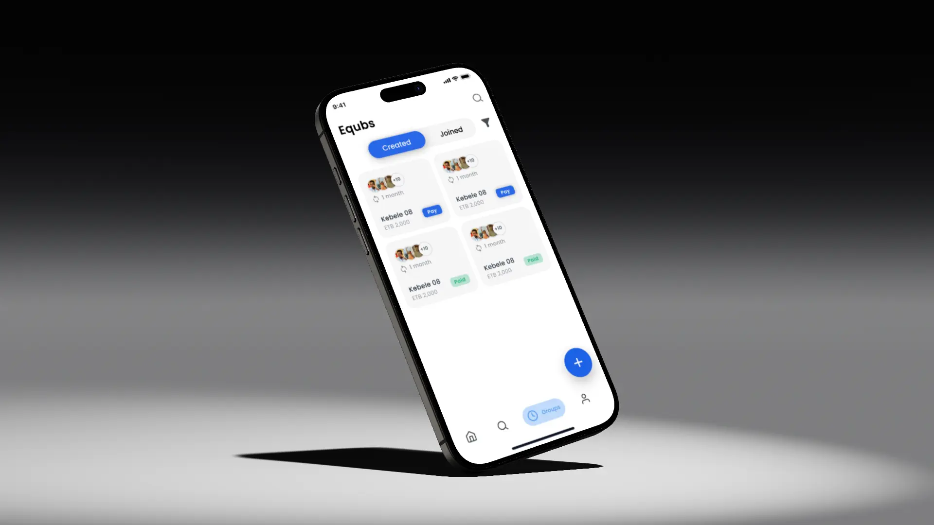 EkubNow – Digital Equb Platform – Cross-Platform Mobile App